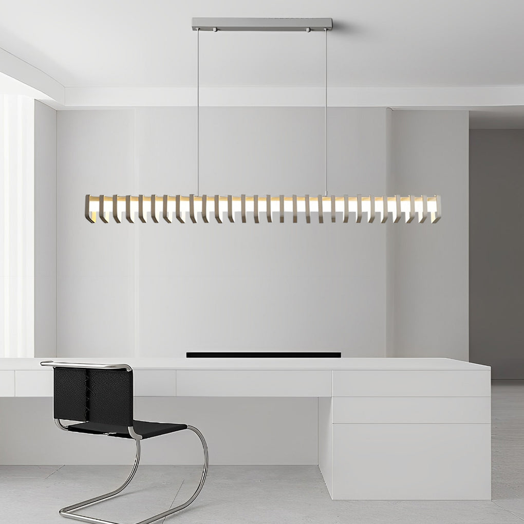 Minimalist Square Frame 3-Step Dimming Modern Chandelier