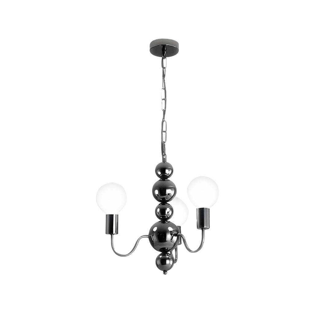Iron Glass Ball Minimalist French Chandelier