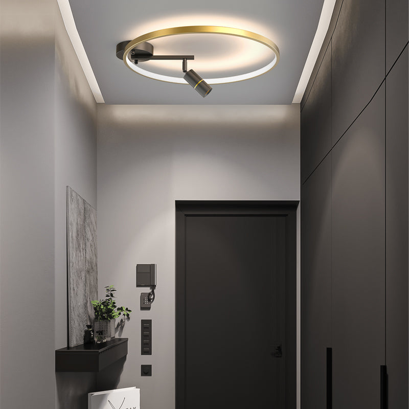 Circular 3-Step Dimming Modern Ceiling Lamp