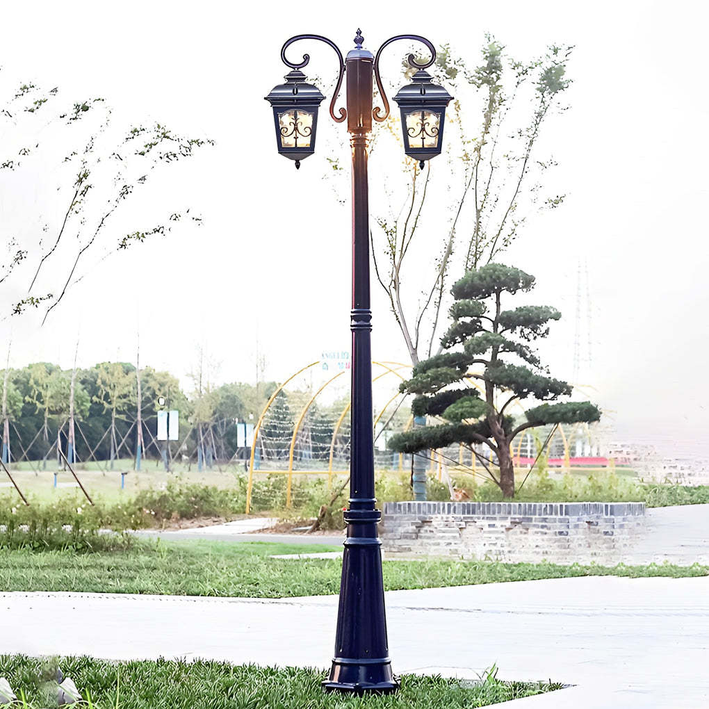 2-Light Outdoor Waterproof Retro European Style Street Lights-Lighom