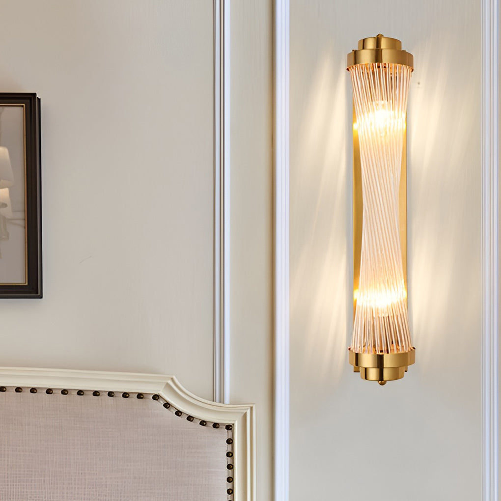 Adjustable Warm LED Crystal Golden Nordic Wall Sconce