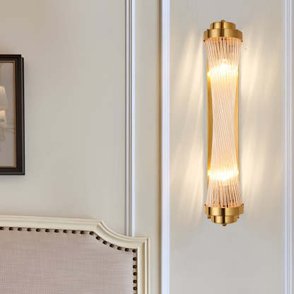 Adjustable Warm White Light LED Crystal Golden Nordic Wall Lamp Wall Sconce Lighting-Lighom