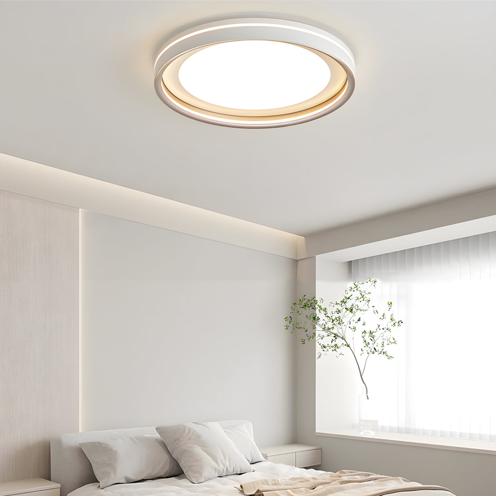 Layered Ring Dimmable LED Ceiling Light