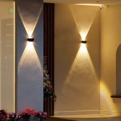 Creative Up and Down Lighting LED Waterproof Black Wall Washer Lights-Lighom