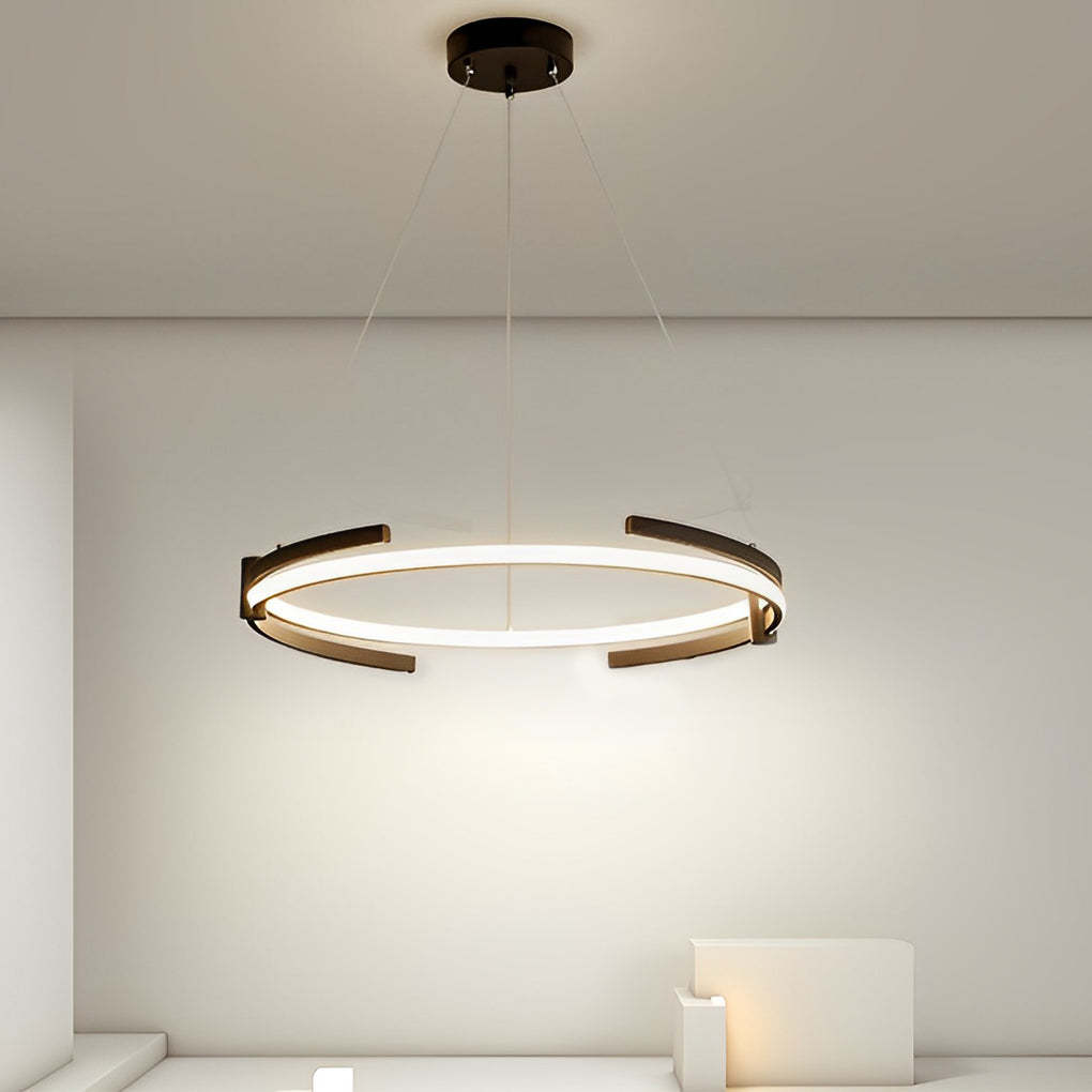 Minimalist Round Dimmable LED Nordic Chandelier