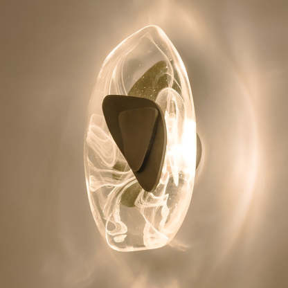 Creative Glass Three Step Dimming Light LED Modern Wall Lamp Wall Sconce Lighting-Lighom