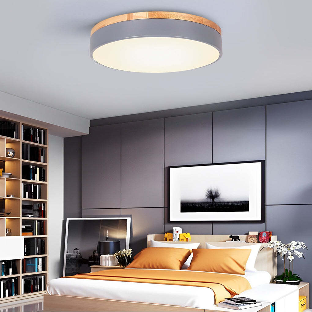 12" Circular LED Modern Flush Mount Ceiling Lamp