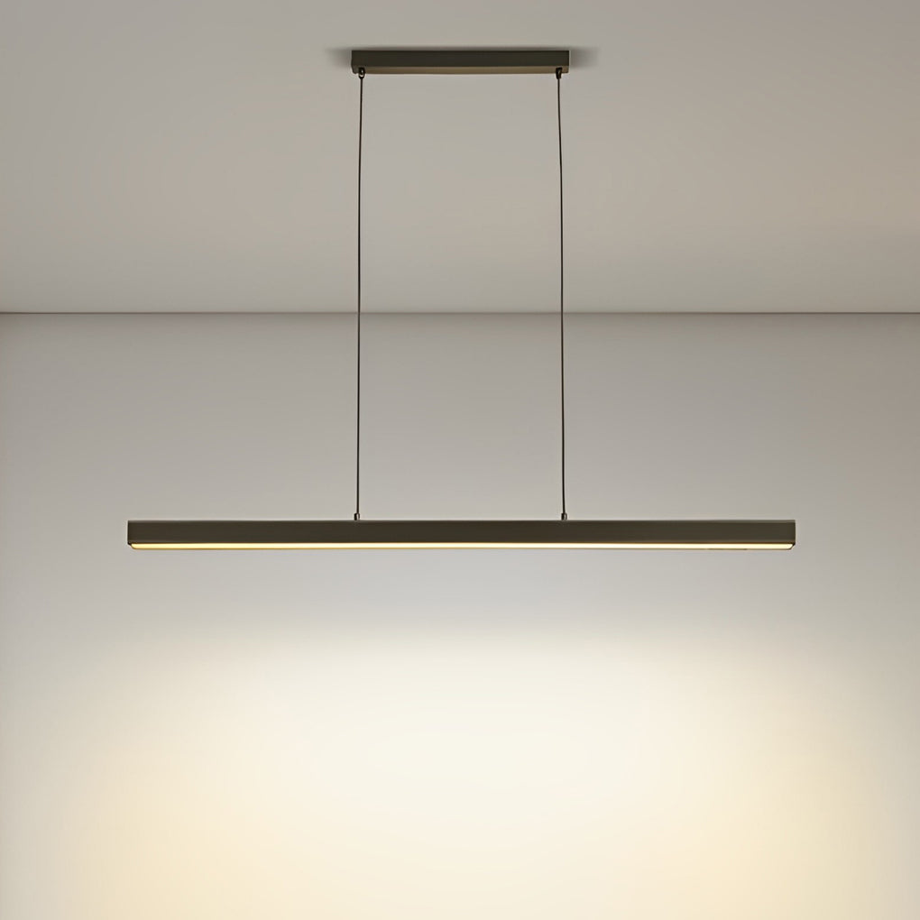 30" Rectangular Modern Black Vintage Pendant