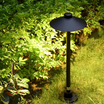 Mushroom Shaped Waterproof 7W LED Black Modern Outdoor Path Lights-Lighom