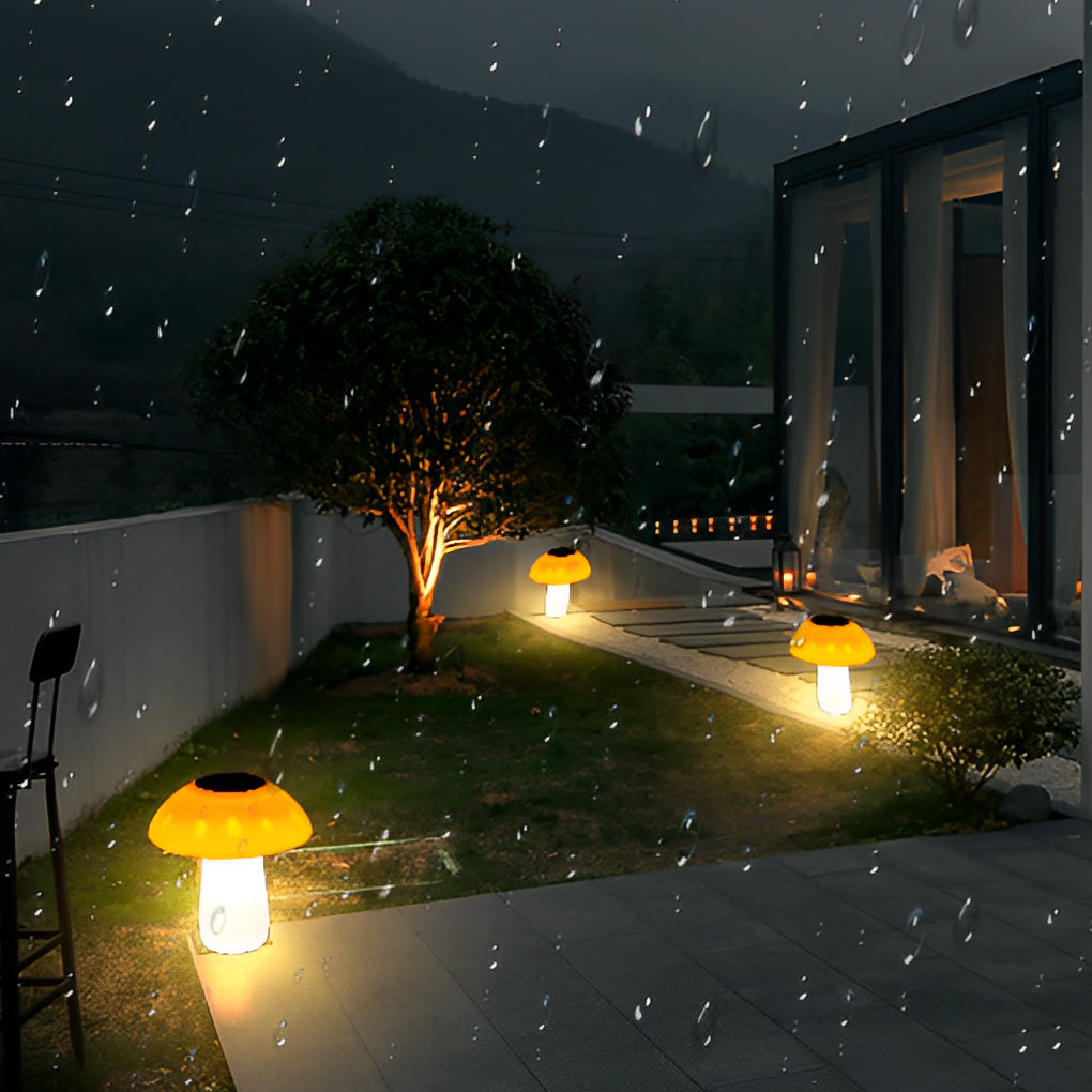 Mushroom Smart Light-Control Solar Lawn Light