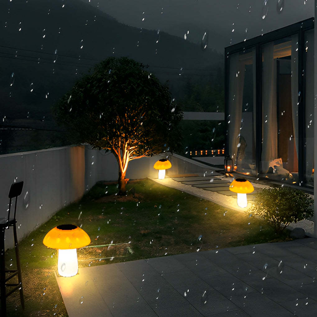Mushroom Smart Light-Control Solar Lawn Light