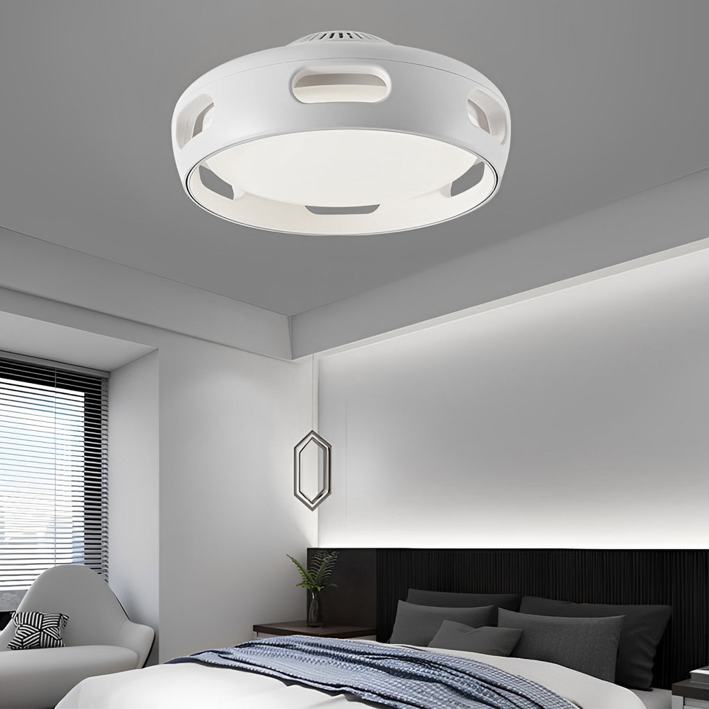 Lighom decor home synthetic acrylic ceiling fans for bedroom or dining room