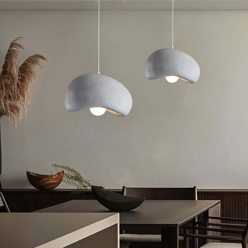 Cloud Donut LED Semicircle Asian Chandelier