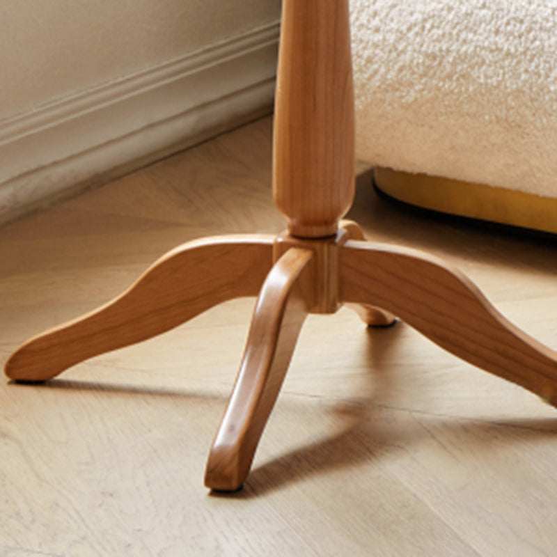 Vintage Flower Cherry Wood Coffee Table