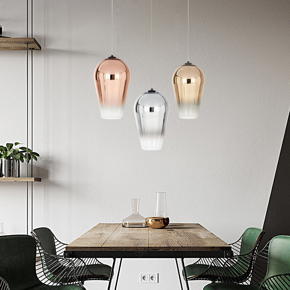 Art Glass Gradient Shade Nordic Post-Modern Pendant Light