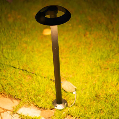 Mushroom Shaped LED Waterproof Black Modern Outdoor Lawn Light Path Lights-Lighom