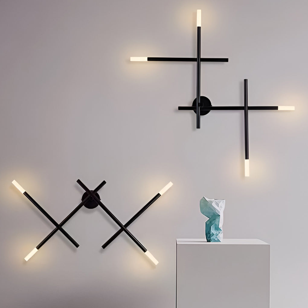 Creative Geometric Strip LED Modern Wall Lamp Wall Sconce Lighting-Lighom