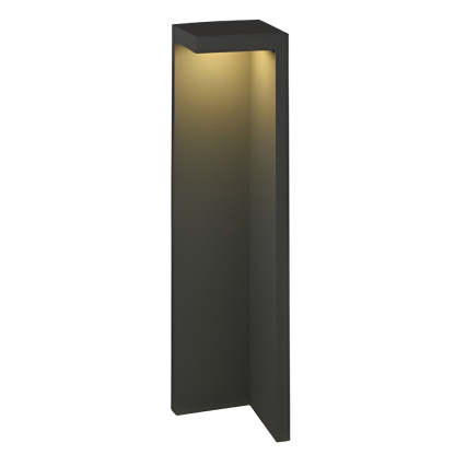 Half-Cut Rectangular Fixture Modern Outdoor Path Light in Gray, LED 4.5W, IP54 Waterproof-Lighom