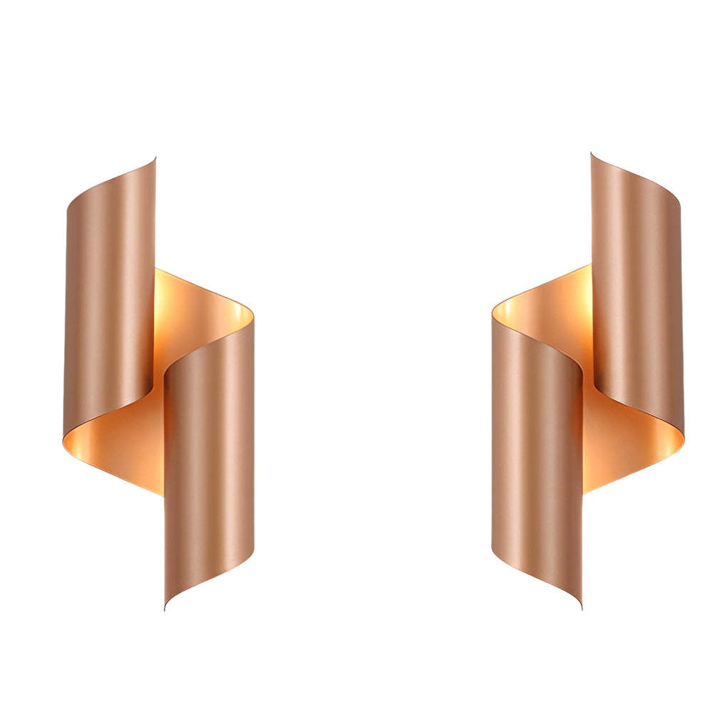 2pcs Symmetrical Creative Up And Down Lighting Modern Wall Light Fixture-Lighom
