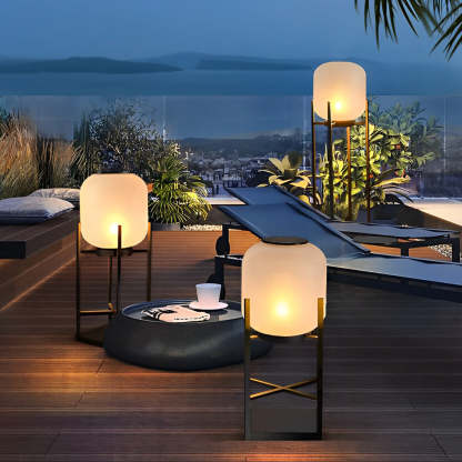 Lantern LED Outdoor Floor Lamp-Lighom