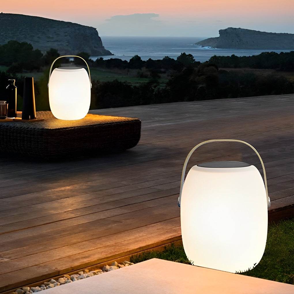 Portable Lantern Rechargeable Solar Table Lamp