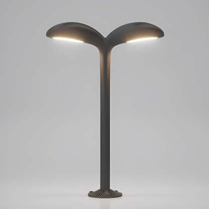 Aluminum 2-Light LED Warm Light Outdoor Landscape Pathway Lights-Lighom