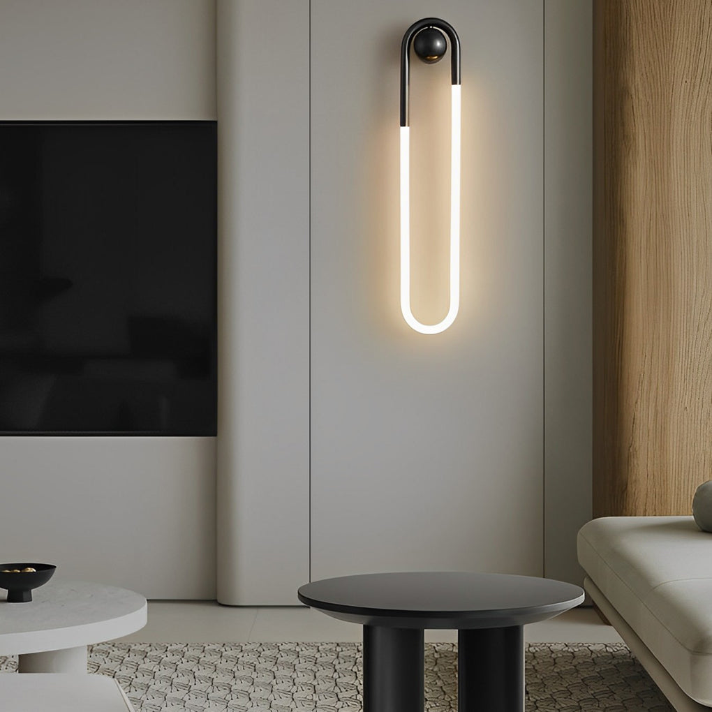 Lighom modern rectangular bronze wall sconces in copper — 6" W x 4" D x 18" H / Matte Black