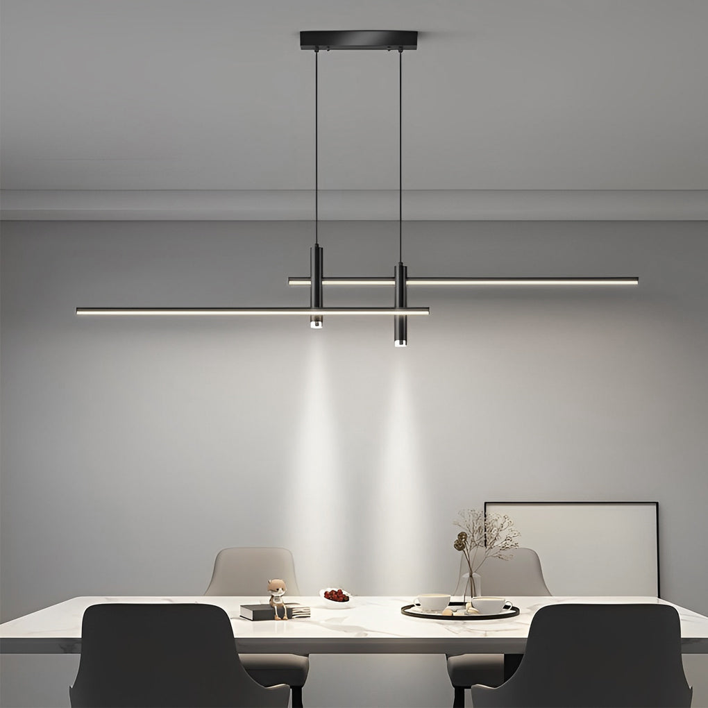 Minimalist Line Dimmable LED Modern Chandelier