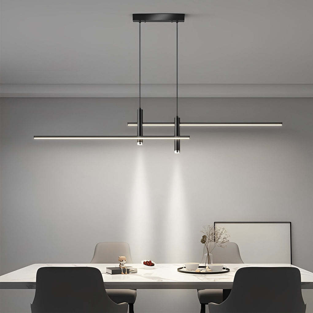 Minimalist Line Dimmable LED Modern Chandelier