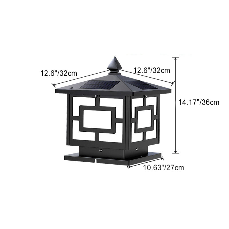 Chinese Solar Acrylic Square Lantern LED Landscape Light