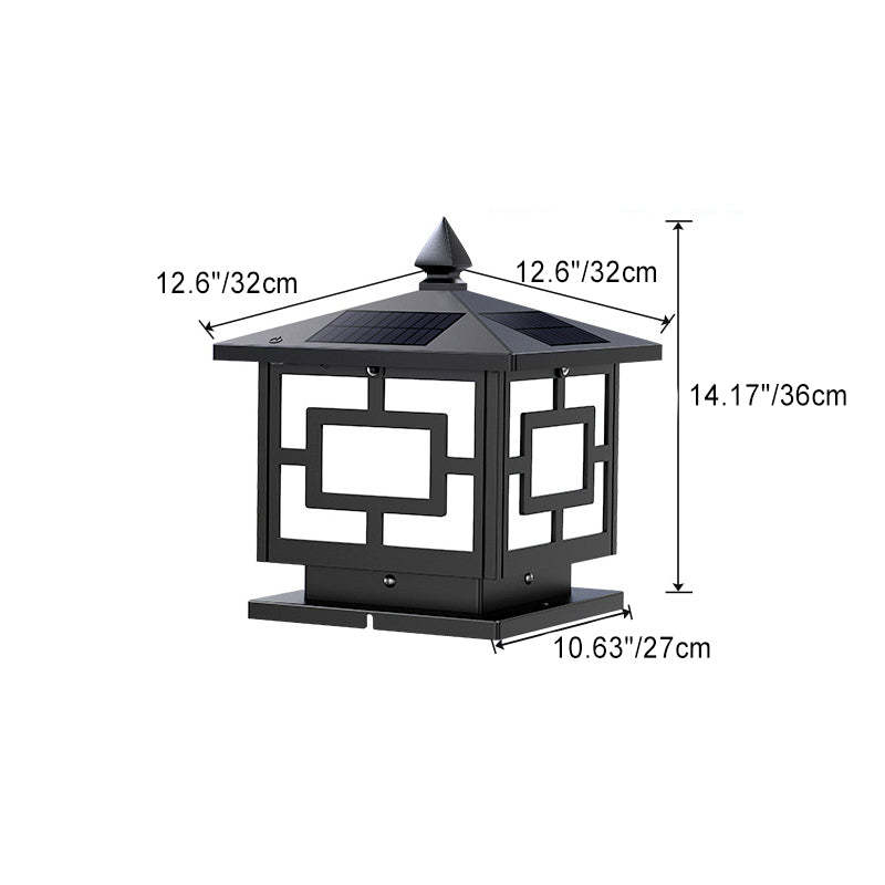 Chinese Solar Acrylic Square Lantern LED Landscape Light