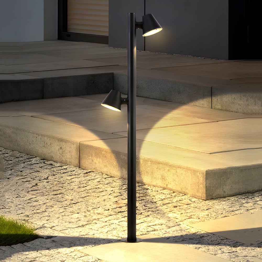 Nut 1/2-LED Outdoor Lawn Bollard Light-Lighom