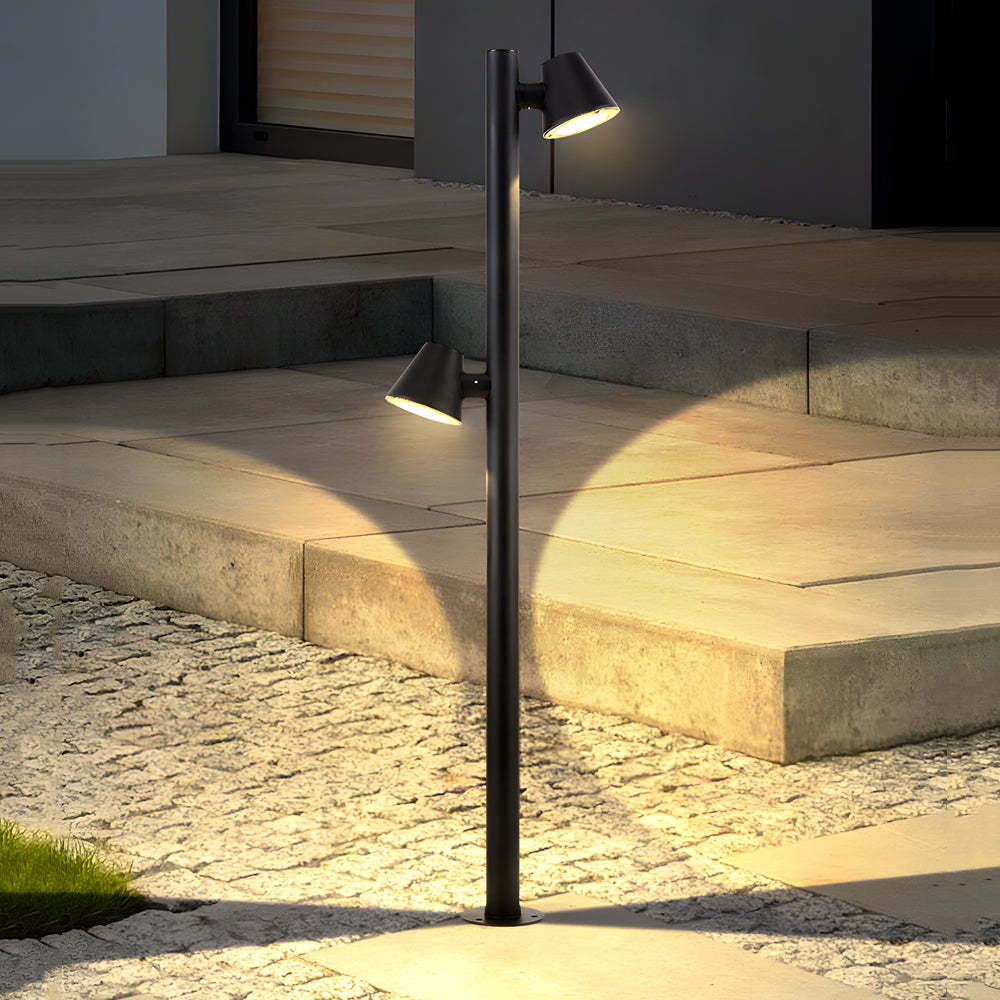 Nut 1/2-LED Outdoor Lawn Bollard Light-Lighom