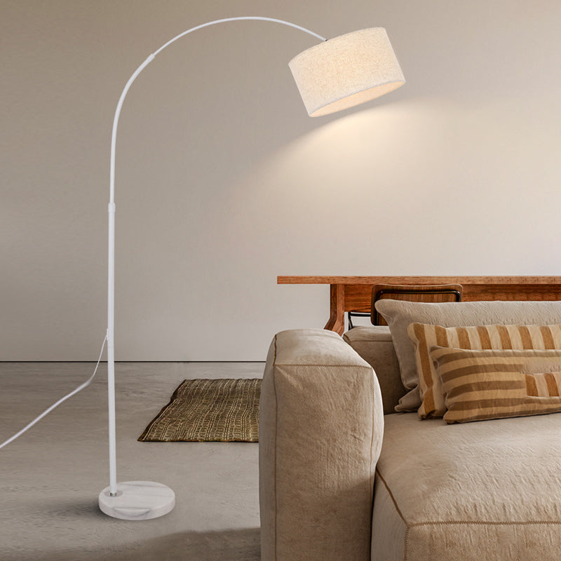 Marble Base Adjustable Arc Floor Lamp