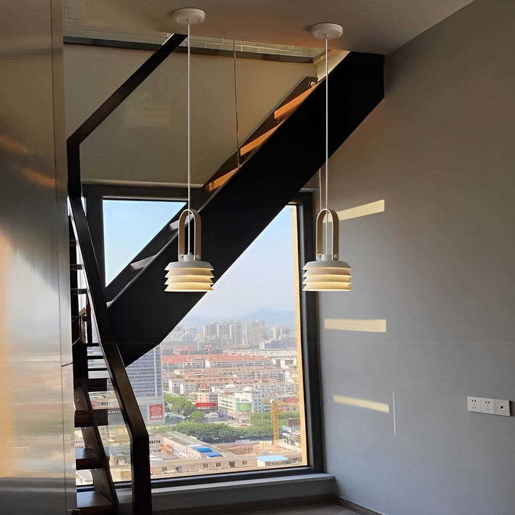 Multi-Layer Metal Minimalist Nordic Pendant