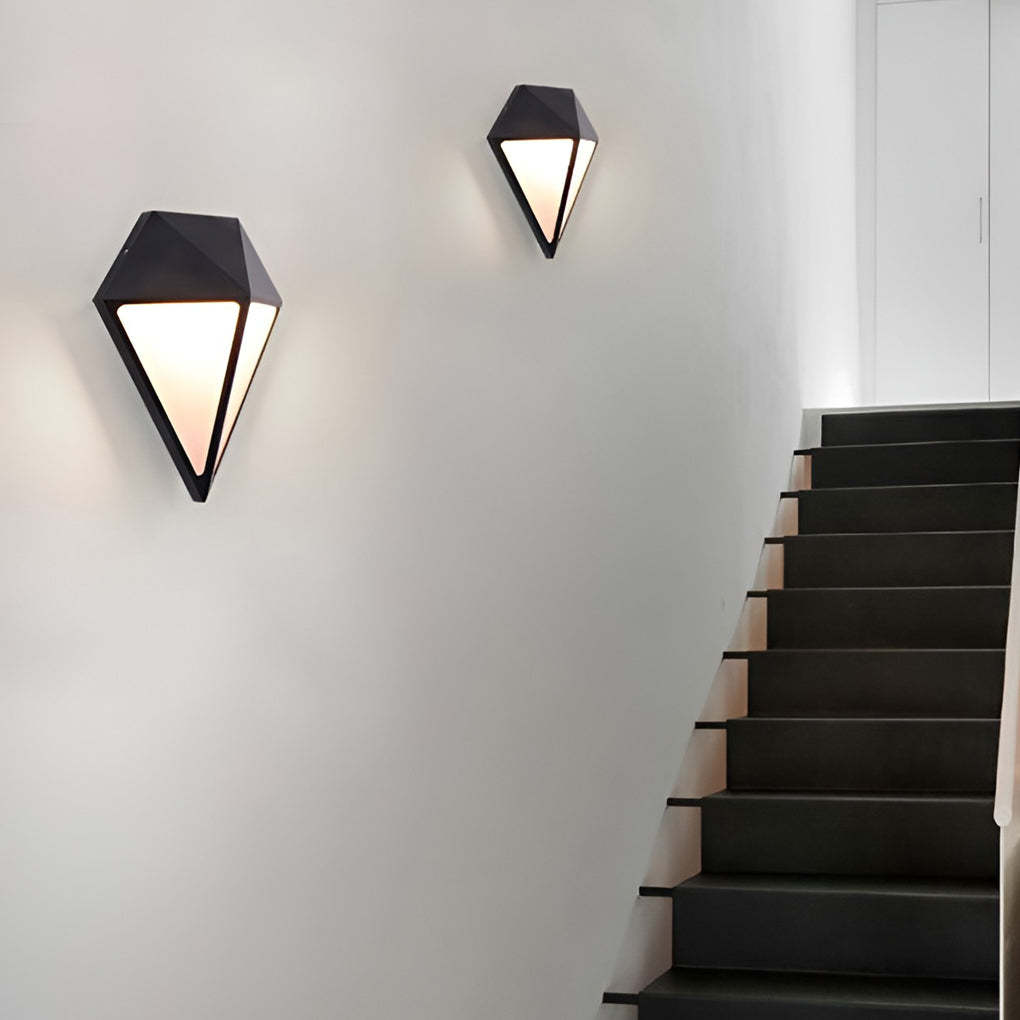 Creative Geometric LED Waterproof Modern Outdoor Wall Lamp Wall Lights Fixture-Lighom