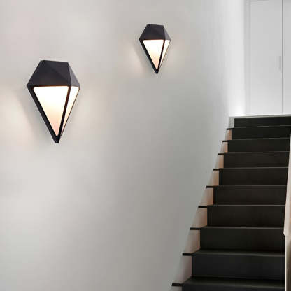 Creative Geometric LED Waterproof Modern Outdoor Wall Lamp Wall Lights Fixture-Lighom