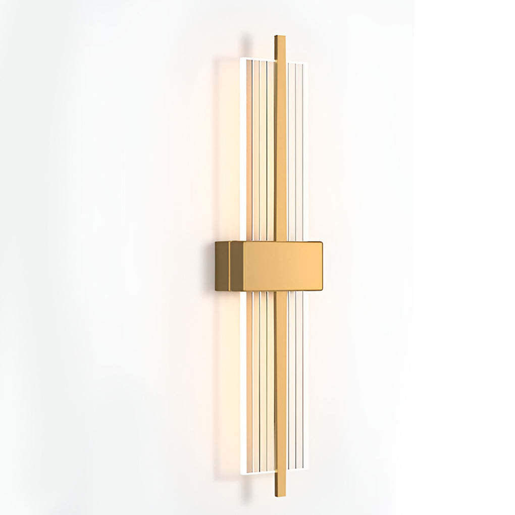 Rectangle Warm Postmodern Wall Sconce