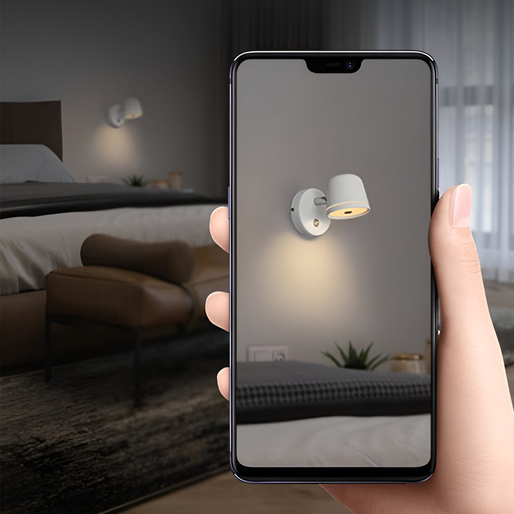 Adjustable Round Stepless Dimming LED Nordic Wall Sconce