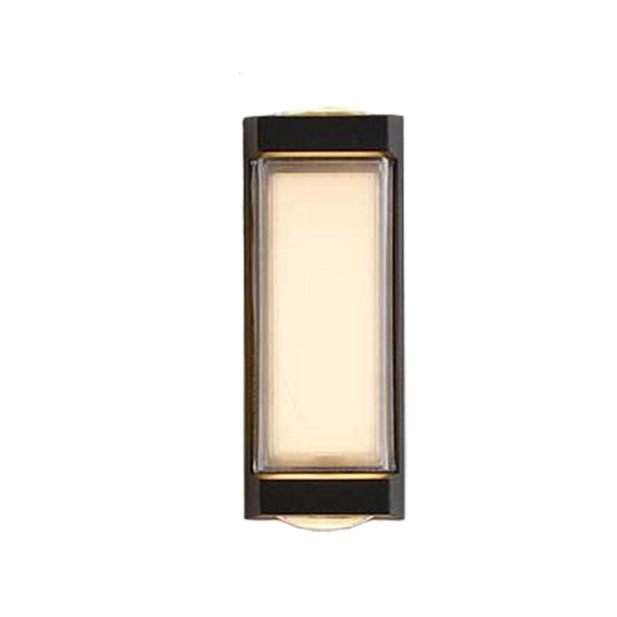 Sleek Dual-Directional Outdoor Wall Light with Modern Arc & Rectangular Designs-Lighom