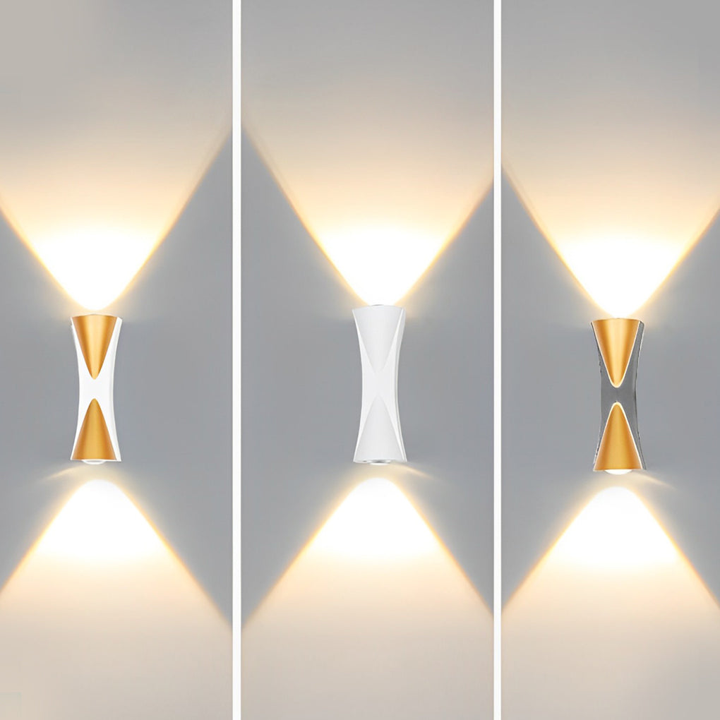 Creative Up and Down Lights LED Waterproof Modern Outdoor Wall Lamp-Lighom