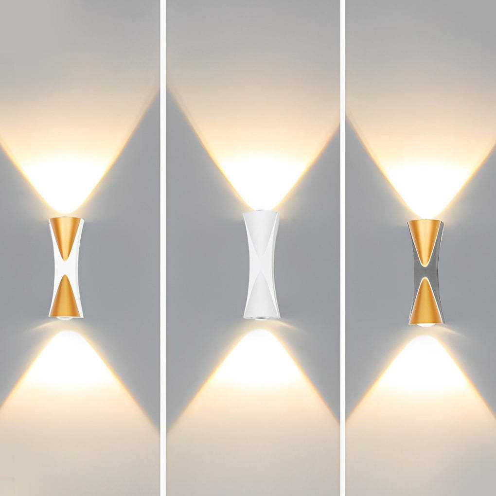 Creative Up and Down Lights LED Waterproof Modern Outdoor Wall Lamp-Lighom