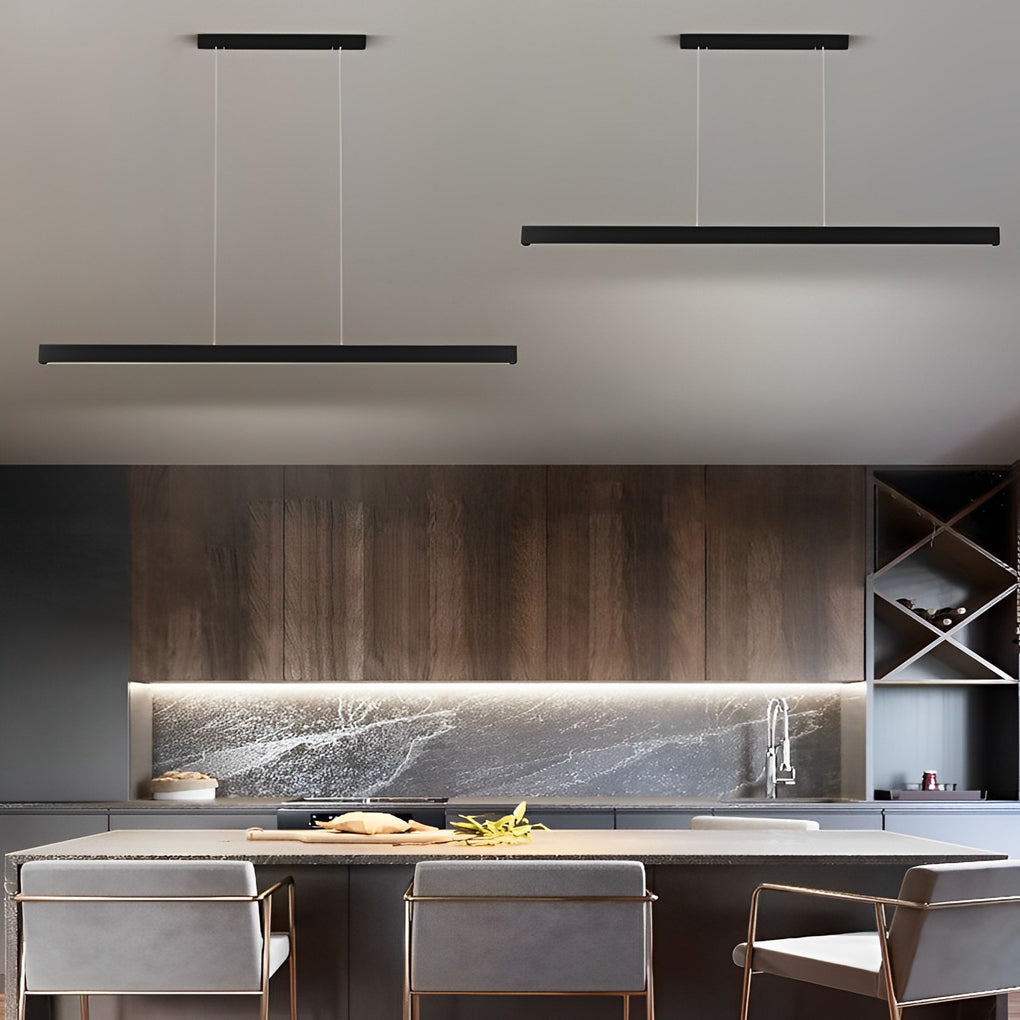 Minimalist Strip Stepless Dimming Black Modern - Cw