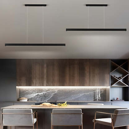 Minimalist Strip Stepless Dimming Black Modern - Cw