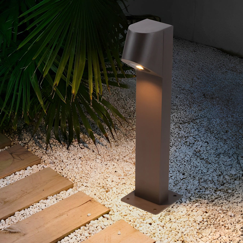 Aluminum Waterproof LED Black Modern Outdoor Light Pathway Lighting-Lighom