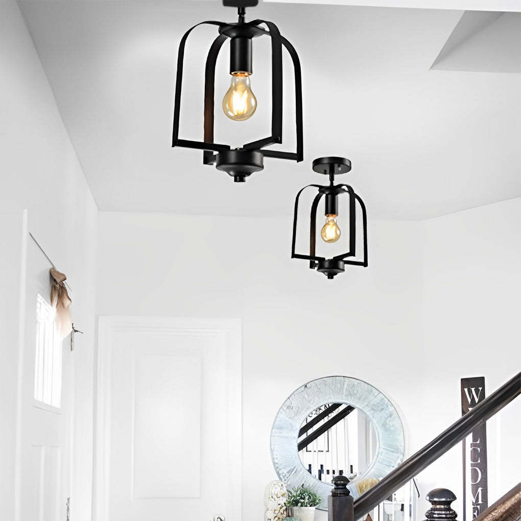 Iron Cage American Country Chandelier