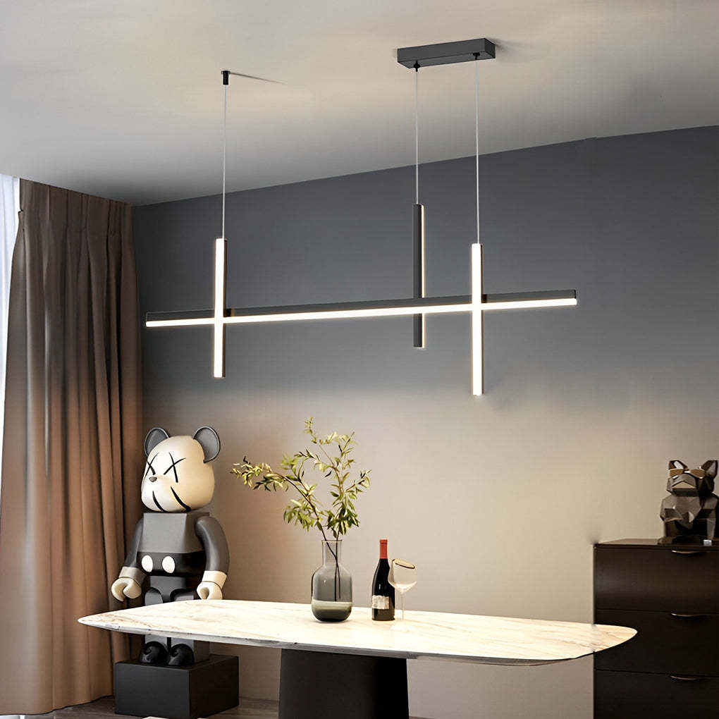 Minimalist Long Strip Dimmable Chandelier