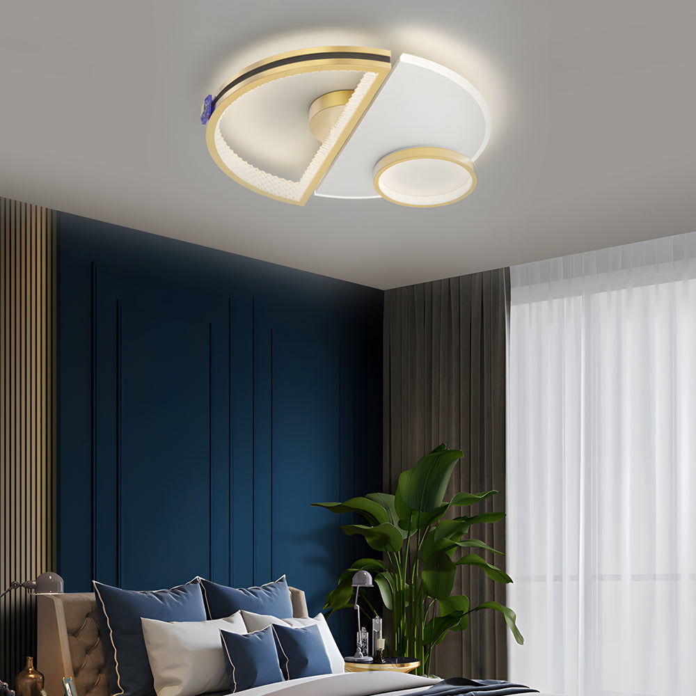 Semicircular Splicing Acrylic Modern LED Ceiling Light