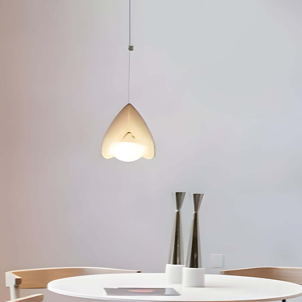 Minimalist Line White Glider Pendant Light