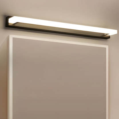 15.74" Linear LED Black Mesh Filter Bathroom Vanity Light